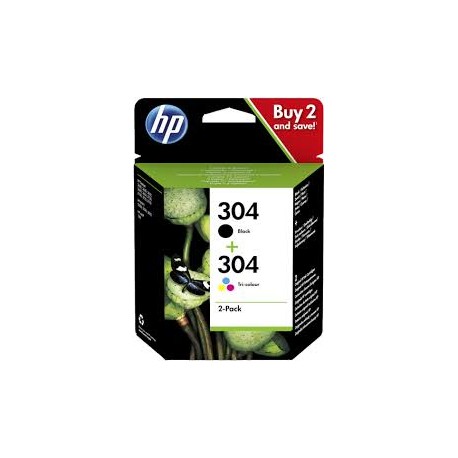 HP multipack 304 black + 304 color