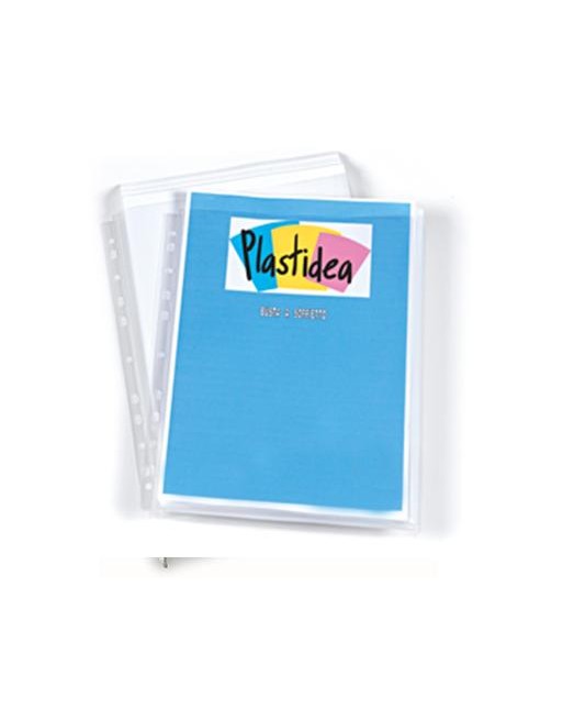 Buste in Plastica a soffietto PLASTIDEA Liscia 3 cm A4 10 pz