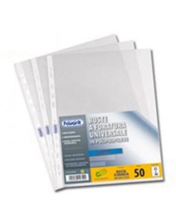 Buste in Plastica Universali FAVORIT - SUPERIOR Ruvida 50pz