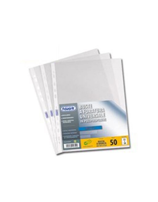 Buste in Plastica Universali FAVORIT - SUPERIOR Ruvida 50pz