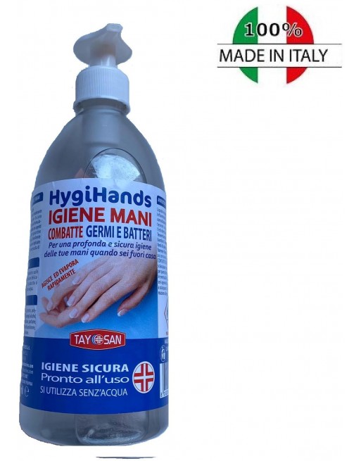 Soluzione liquida igienizzante 500ml Hygihands alcool  65%