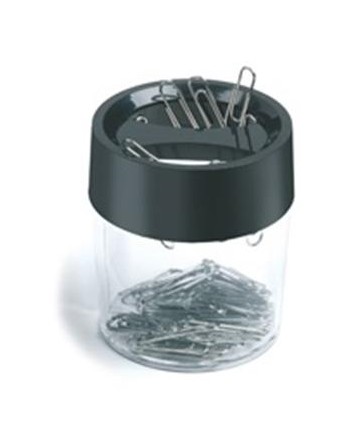 Portafermagli in plastica trasparente coperchio calamitato