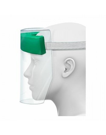 Visiera protettiva in PVC europea 89/686 CE UE 2016/425