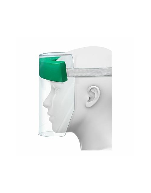 Visiera protettiva in PVC europea 89/686 CE UE 2016/425