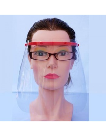 KIT 10 VISIERE PROTETTIVE PVC + 2 CERCHIETTI 