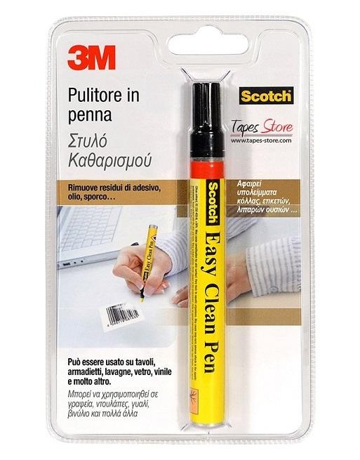 3M Easy Clean Pen Penna Pulitrice rimuove colle adesivi olio