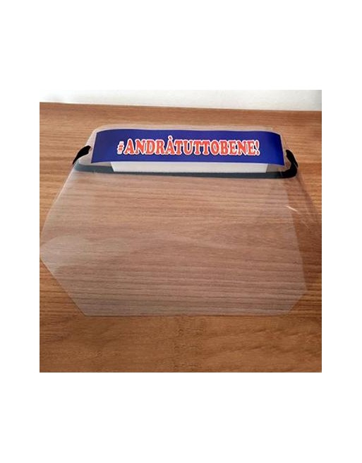 Visiera protettiva in PVC con elastico AndràTuttoBene