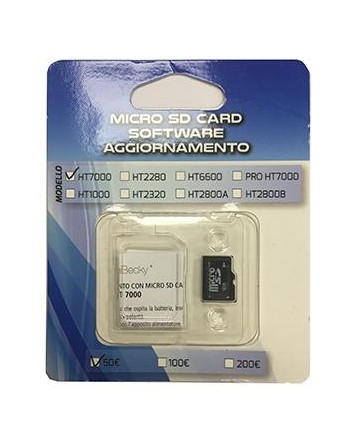MICRO SD - AGGIORNAMENTO HT7000 ALLE NUOVE 100-200 EURO