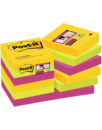 Foglietti Post-it® Super Sticky Rio De Janeiro 51x51 - 12 pz