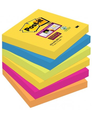 Foglietti Post-it® Super Sticky Rio De Janeiro 76X76 - 5 pz.