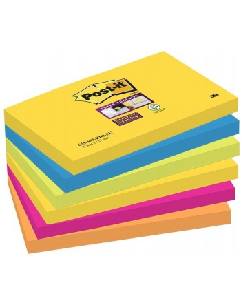 Foglietti Post-it® Super Sticky Rio De Janeiro 76x127 - 6 pz