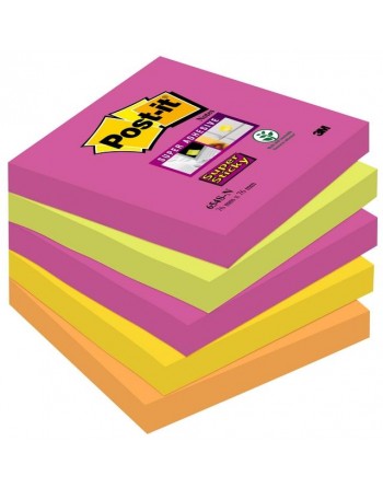 Foglietti Post-it® Super Sticky Cape Town 76x76 mm - 5 pz.