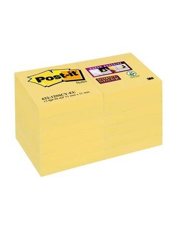 Post-it® Super Sticky Notes Giallo Canary™ - 51x51 mm - 12pz