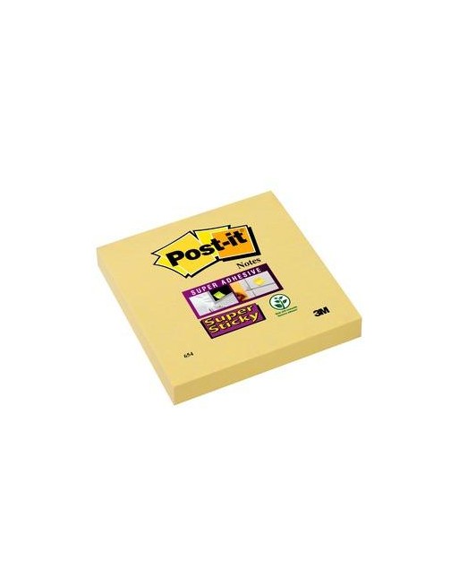 Post-it® Super Sticky Giallo Canary ™- 76x76 mm - Conf. 12pz