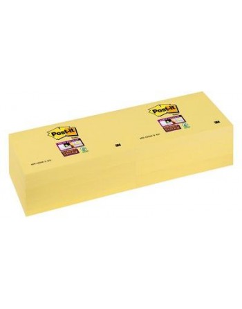 Post-it® Super Sticky Notes Giallo Canary ™ 76x127 mm - 12pz