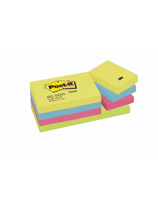 Post-it® Notes colori ENERGY 12 blocchetti 38 mm x 51 mm