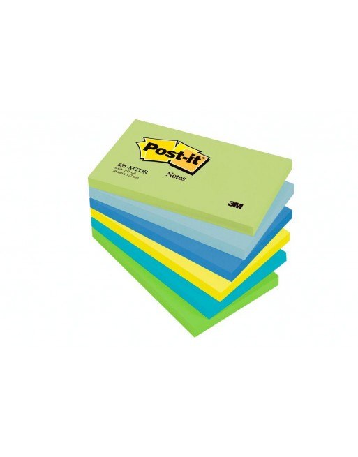 Foglietti Post-it® colori DREAM 6 blocchetti 76 mm x 127 mm