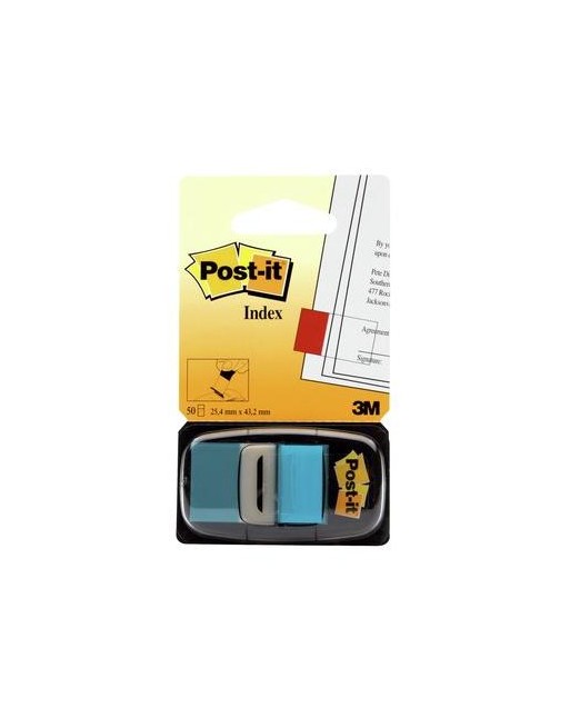 Post-it® Index Medium Azzurro - dispenser da 50 segnapagina