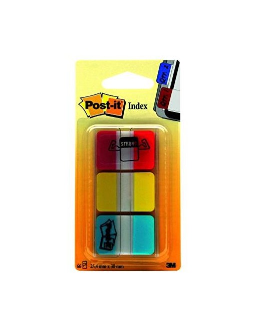 Post-it® Index Strong 686-RYB Box colori classi assortiti