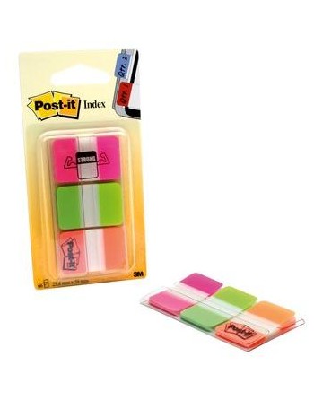 Post-it® Index Strong 686-PGO Box 4 colori classi assortiti