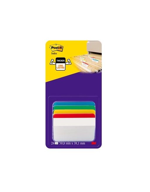  Post-it® Index Strong PER ARCHIVIO 4 colori classici assort