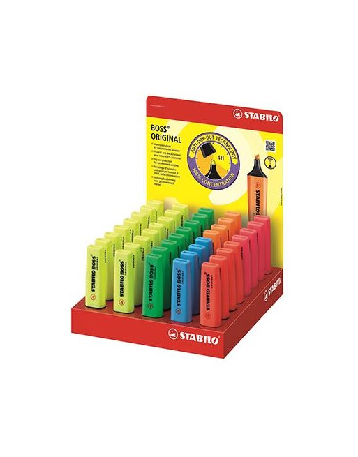 STABILO BOSS Original - Espositore colori assoriti  40pz