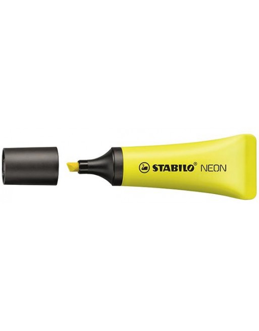 STABILO NEON Evidenziatore GIALLO 10pz