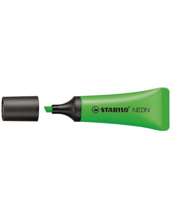 STABILO NEON Evidenziatore VERDE 10pz.