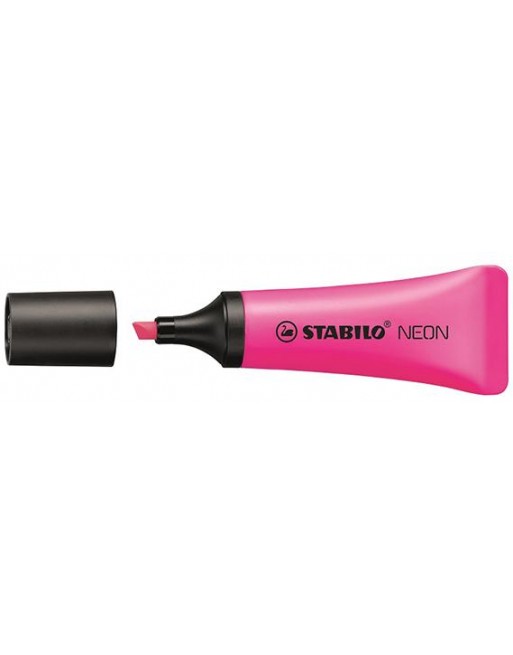 STABILO NEON Evidenziatore MAGENTA 10pz