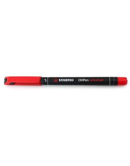 STABILO OHPen universal perma - 0,4mm SUPER FINE ROSSO 10pz
