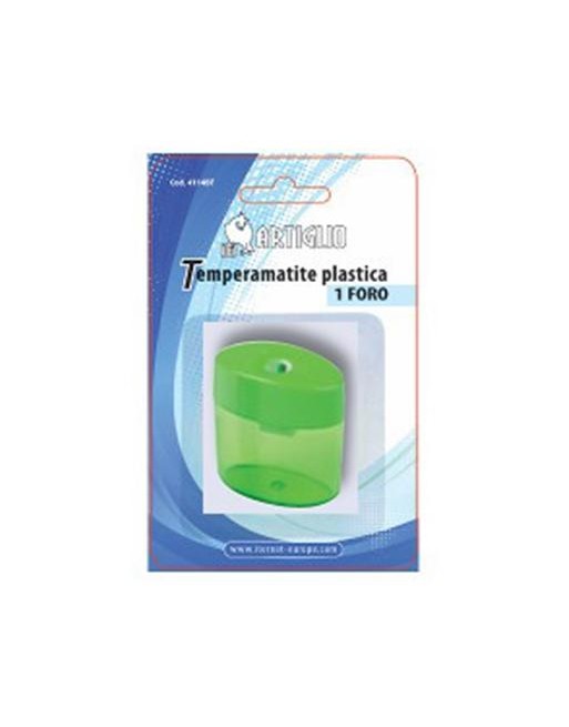 Temperamatite ARTIGLIO 1 foro in plastica con serbatoio