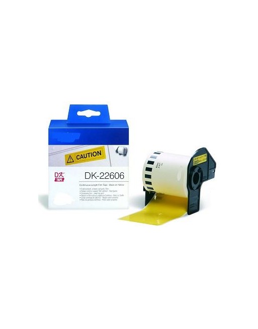 Yellow  62mmX15.24m  for Brother P-Touch QL1000 1050 1060