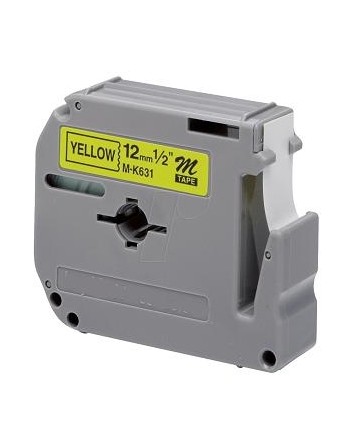 Laminato Black-Yellow 12mmX8m Brother labelMK-631BZ