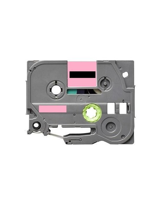 Label color Black-Pastel Pink 12mmX5m for Brother P-Touch