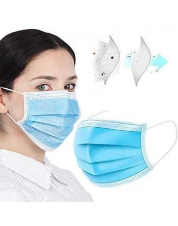 Mascherina chirurigica monouso Kingfa in TNT 3 strati 50PZ