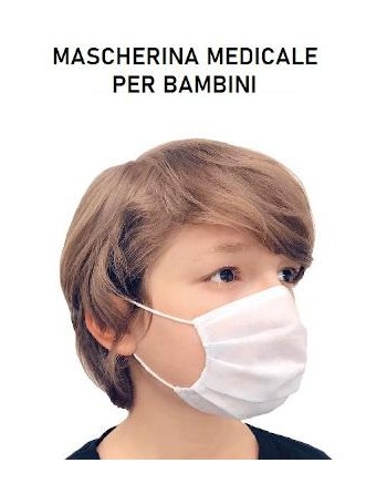 Per Bambini mascherina Chirurgica Medicale monouso 3 strati