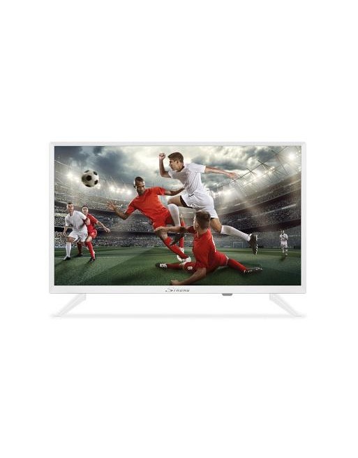 24'' LED TV Bianco - 720p HD con DVB-T2 8 bit con USB e EPG
