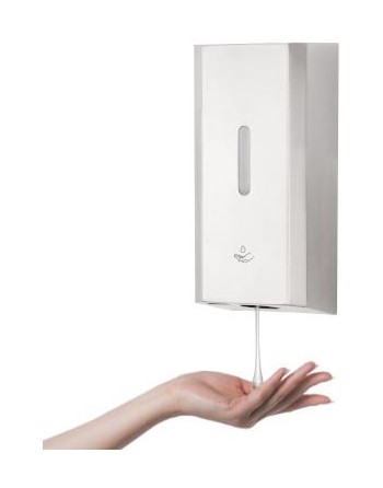 Dispenser automatico in alluminio, erogazione a goccia, 1 LT