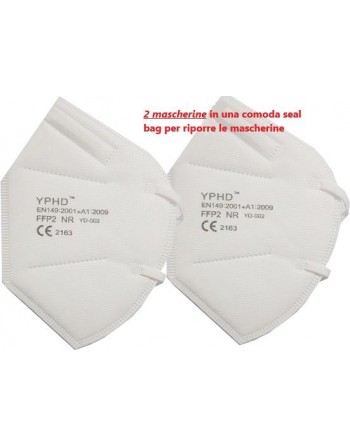 Mascherina protettiva monouso FFP2 - confezione da 2PZ