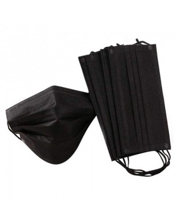 Mascherina chirurgica monouso - nera - confezione da 50PZ