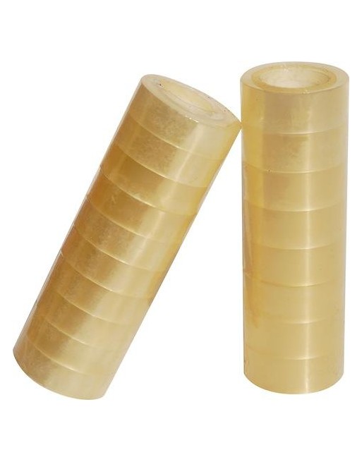 Rotoli nastro 15x33MT acrilico trasp - torre da 10rotoli