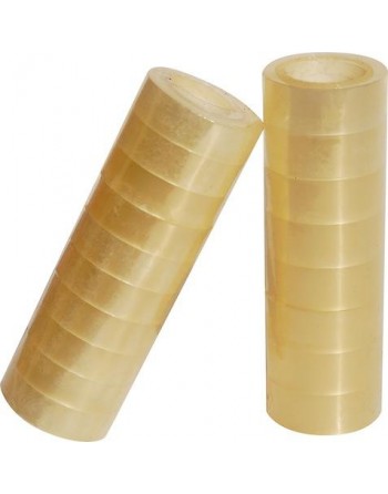 Rotoli nastro 19x33MT acrilico trasp - torre da 8rotoli