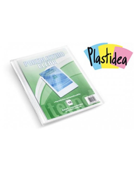 Portalistino CLEAR con copertina personalizzabile 60 fogli