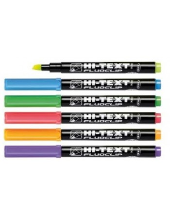 Fluoclip Evidenziatore verde sc.12 pezzi