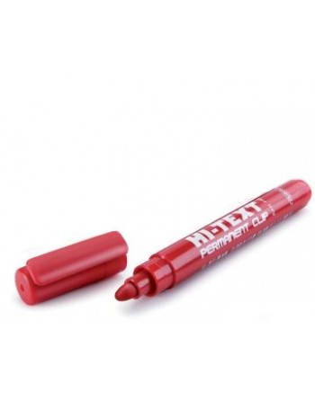 Indelebile punta tonda 4mm - 12 pezzi - ROSSO