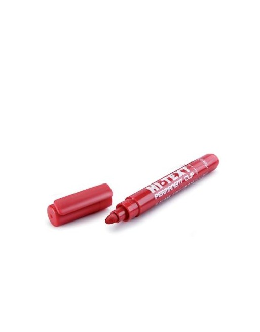 Indelebile punta tonda 4mm - 12 pezzi - ROSSO