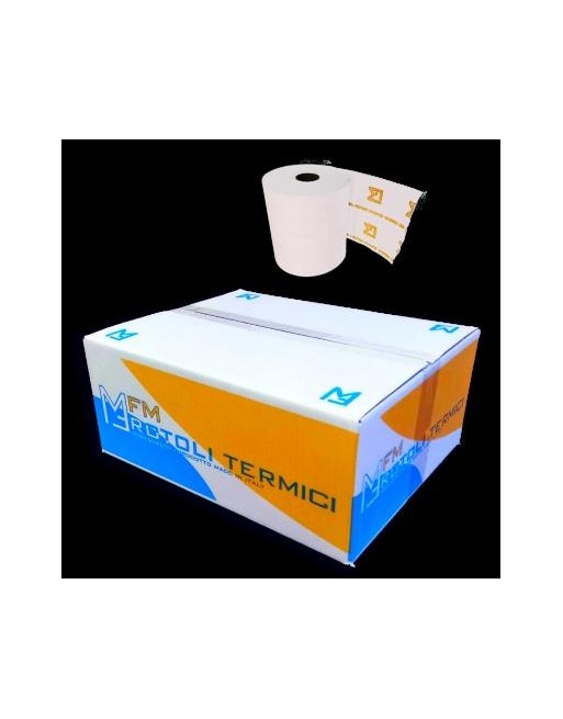 10x Rotolo POS in carta termica mm 57x10 mtl