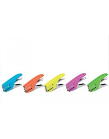 Cucitrice a pinza MINI 8 FLUO punto chiuso - giallo