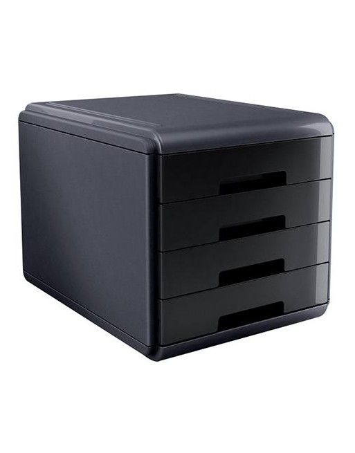 CASSETTIERA Mydesk 4 cassetti - Infrangibile - Colore NERO
